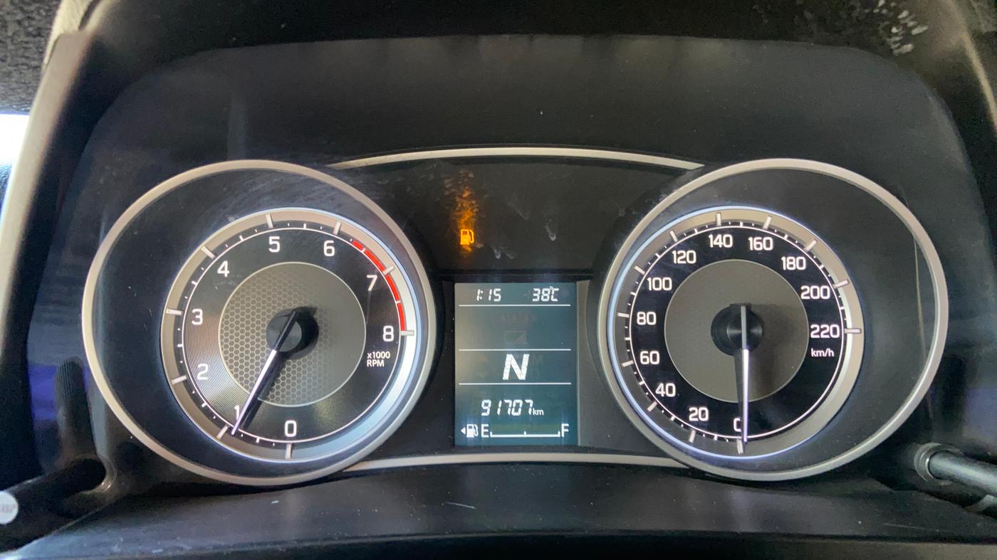 2018 Maruti Dzire ZXI AMT, Petrol, Automatic, 91,687 km, Odometer Image