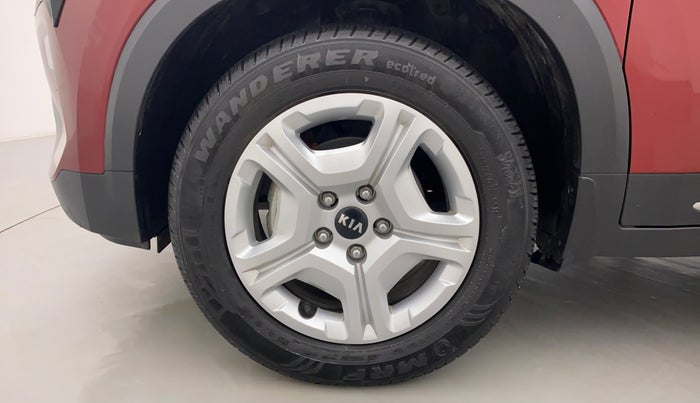 2021 KIA SONET HTX 1.0 IMT, Petrol, Manual, 6,255 km, Left Front Wheel