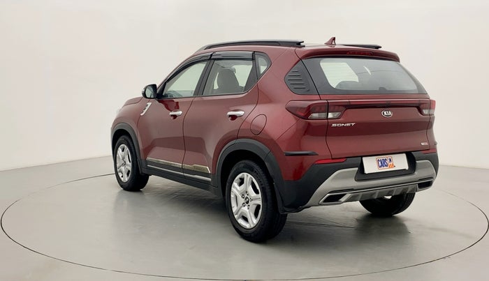 2021 KIA SONET HTX 1.0 IMT, Petrol, Manual, 6,255 km, Left Back Diagonal