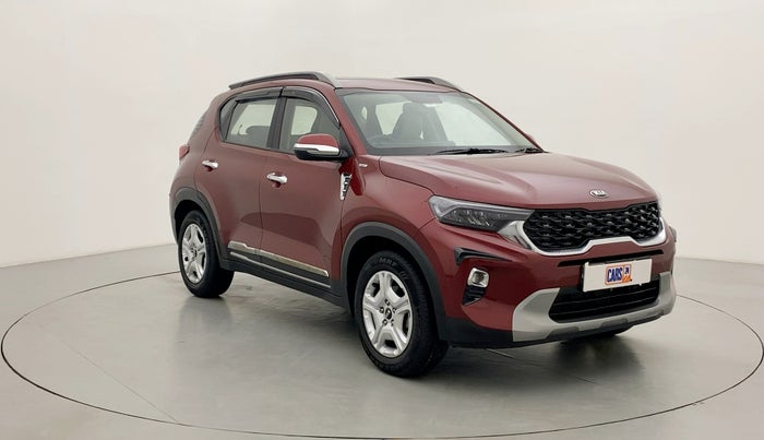 2021 KIA SONET HTX 1.0 IMT, Petrol, Manual, 6,255 km, Right Front Diagonal