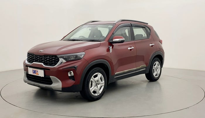 2021 KIA SONET HTX 1.0 IMT, Petrol, Manual, 6,255 km, Left Front Diagonal