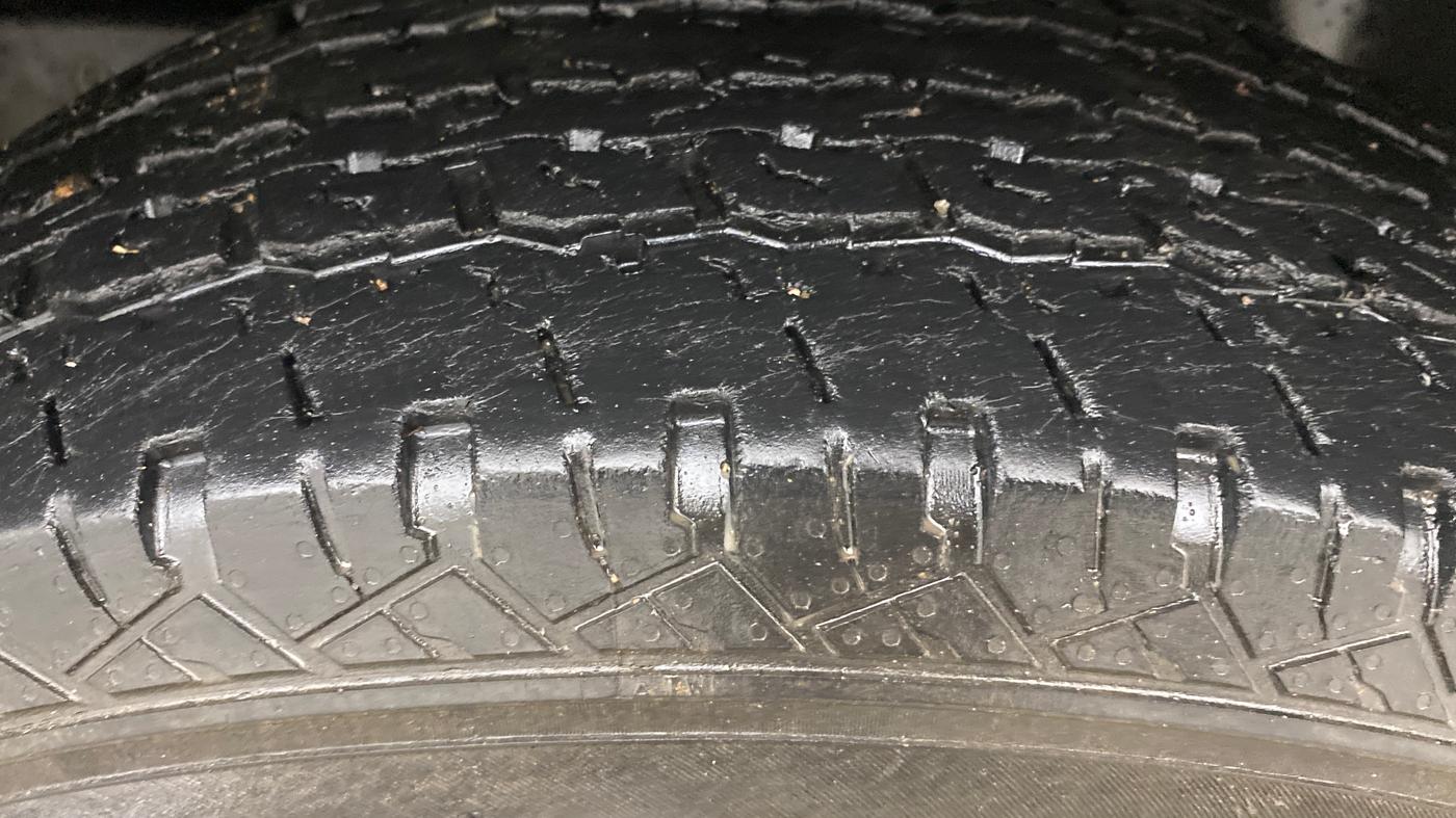 2021 Mahindra Thar LX PETROL HT 4WD AT, Petrol, Automatic, 55,979 km, Left Rear Tyre Tread
