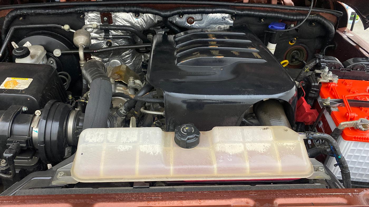 2021 Mahindra Thar LX PETROL HT 4WD AT, Petrol, Automatic, 55,979 km, Engine View