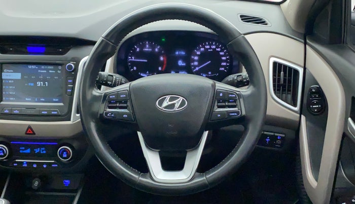 2019 Hyundai Creta SX (O) EXECUTIVE 1.6 DIESEL, Diesel, Manual, 81,857 km, Steering Wheel Close Up