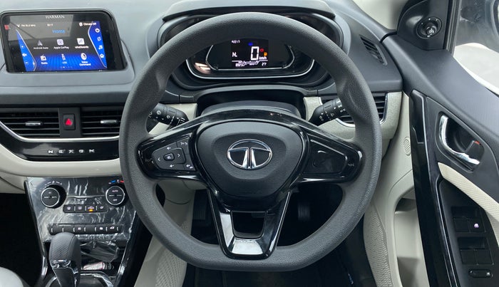2022 Tata NEXON XZA PLUS DIESEL, Diesel, Automatic, 8,923 km, Steering Wheel Close Up