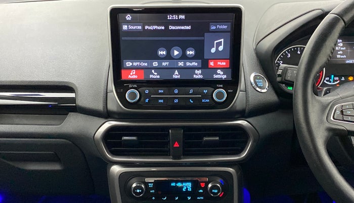 2019 Ford Ecosport 1.5 TITANIUM PLUS TI VCT AT, Petrol, Automatic, 42,815 km, Air Conditioner