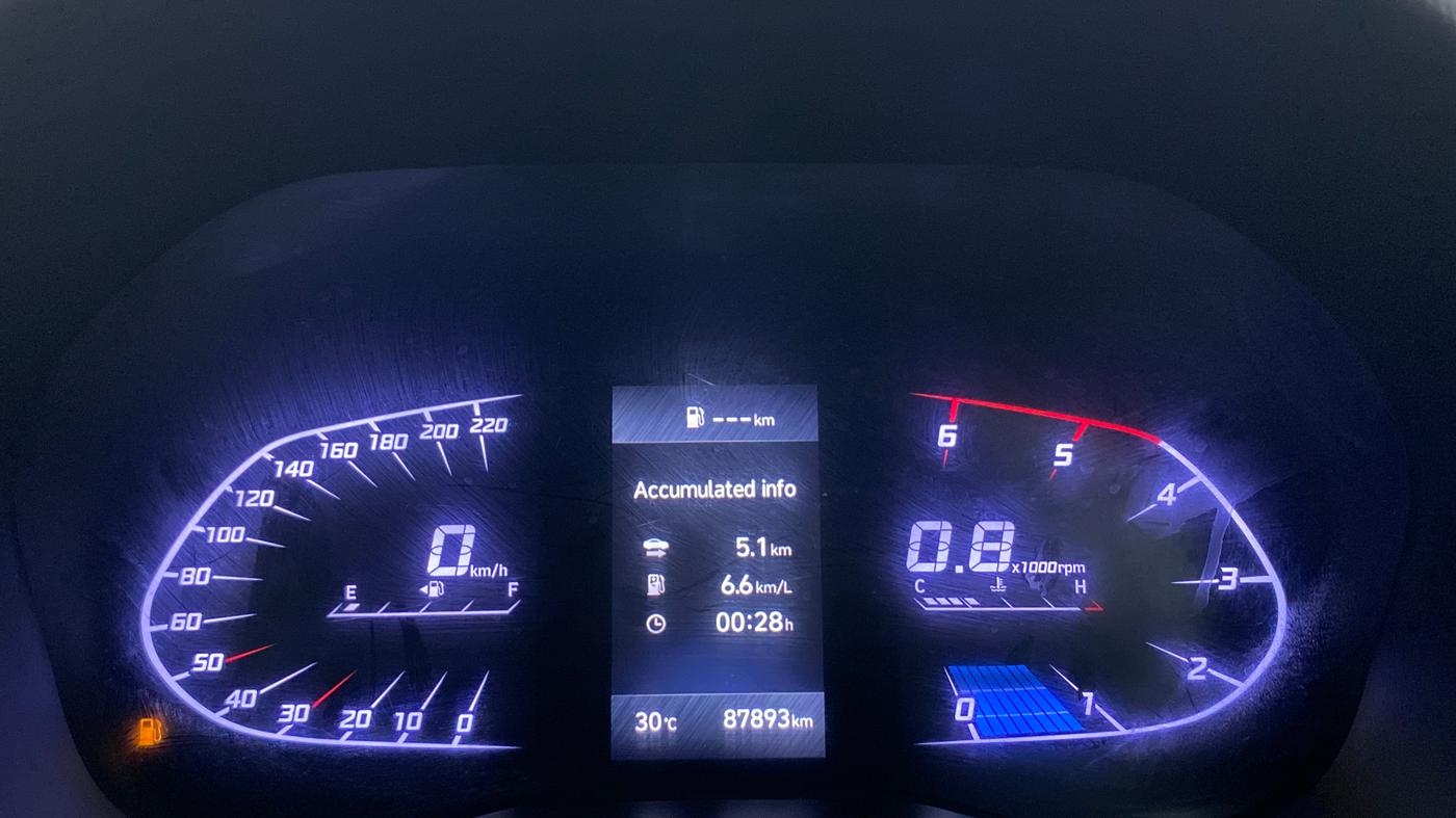 2020 Hyundai Verna SX (O) 1.5 CRDI, Diesel, Manual, 88,706 km, Odometer Image