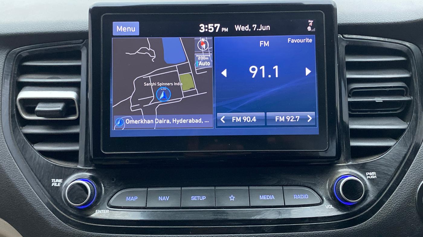 2020 Hyundai Verna SX (O) 1.5 CRDI, Diesel, Manual, 88,706 km, Infotainment System