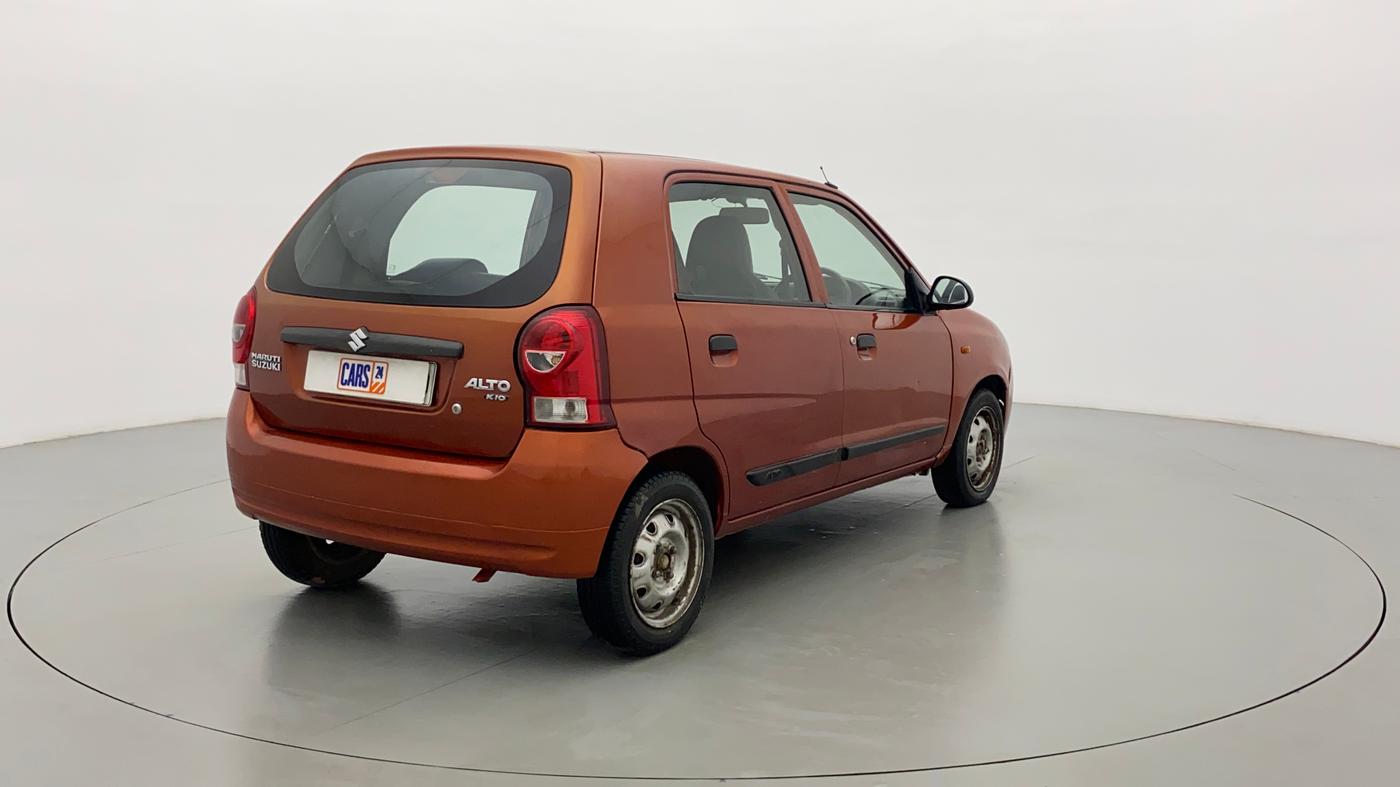 2010 Maruti Alto K10 LXI P, Petrol, Manual, 52,276 km, Right Back Diagonal