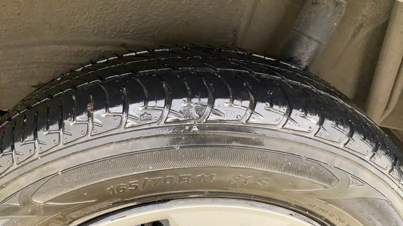 2021 Maruti New Wagon-R VXI 1.2, Petrol, Manual, 27,197 km, Left Rear Tyre Tread
