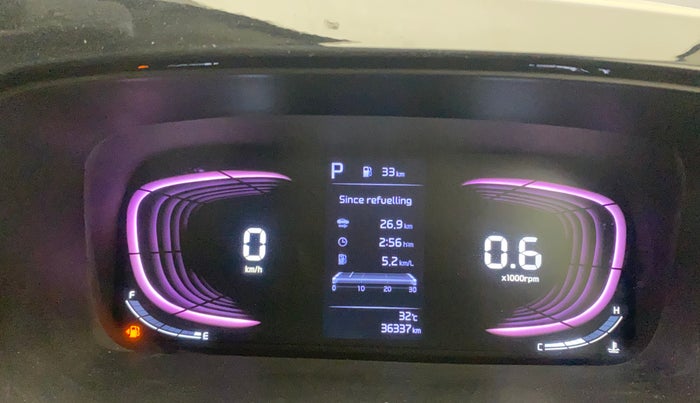 2022 KIA CARENS LUXURY PLUS 1.4 PETROL DCT 7 STR, Petrol, Automatic, 36,336 km, Odometer Image