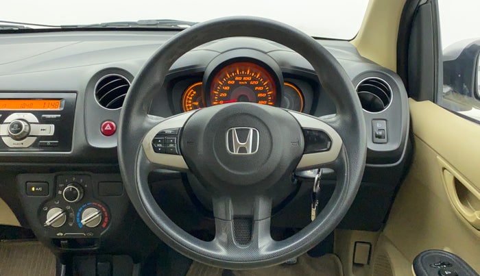 2014 Honda Amaze 1.2L I-VTEC S, Petrol, Manual, 41,700 km, Steering Wheel Close Up