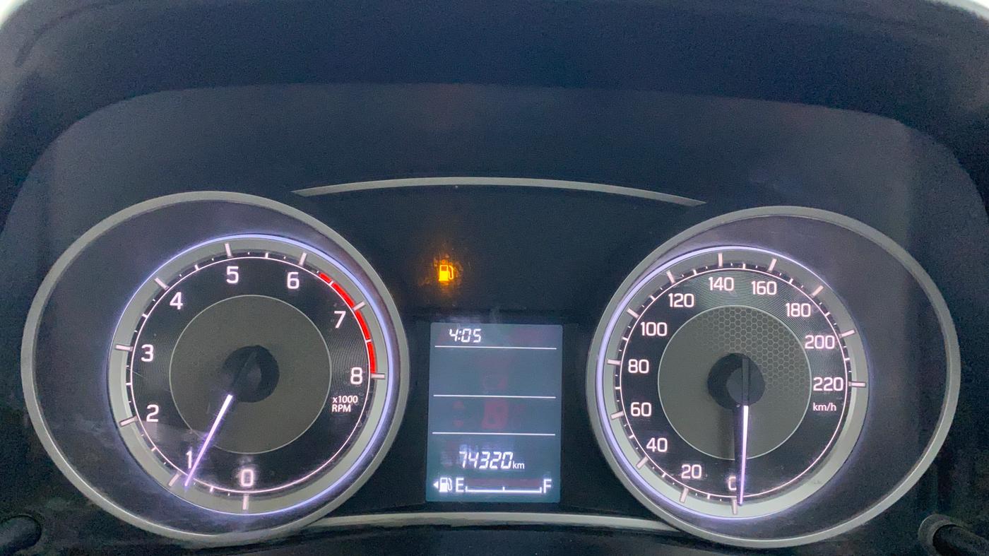 2018 Maruti Dzire VXI, Petrol, Manual, 74,628 km, Odometer Image
