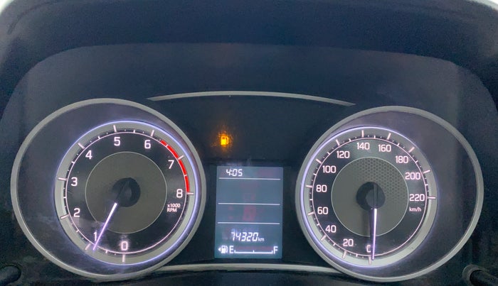 2018 Maruti Dzire VXI, Petrol, Manual, 74,628 km, Odometer Image
