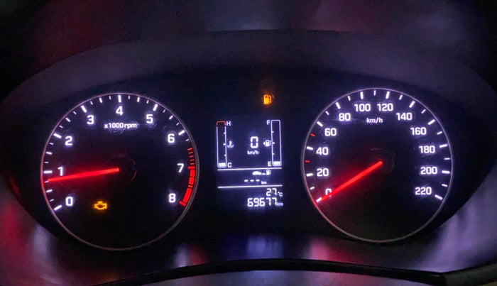 2018 Hyundai Elite i20 SPORTZ 1.2, CNG, Manual, 69,687 km, Odometer Image