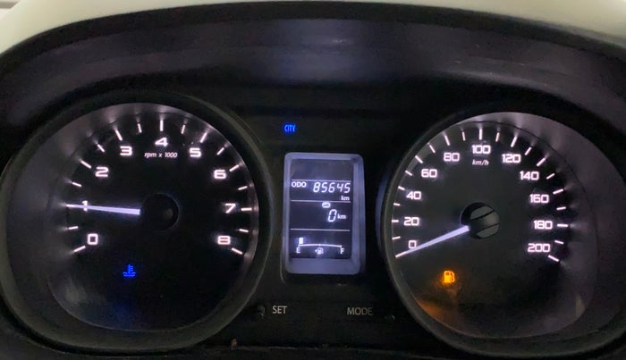 2017 Tata Tiago WIZZ EDITION PETROL, Petrol, Manual, 85,636 km, Odometer Image
