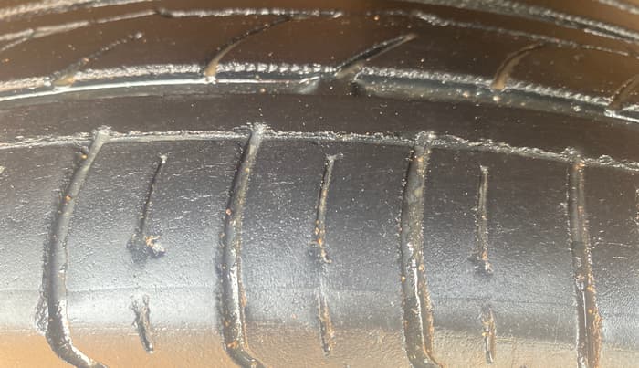 2015 Honda City 1.5L I-VTEC VX, Petrol, Manual, 1,19,166 km, Left Front Tyre Tread