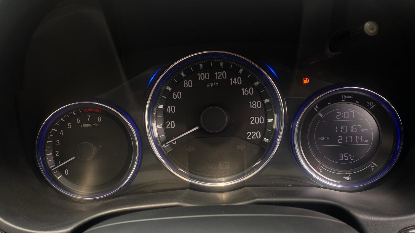 2015 Honda City 1.5L I-VTEC VX, Petrol, Manual, 1,19,166 km, Odometer Image