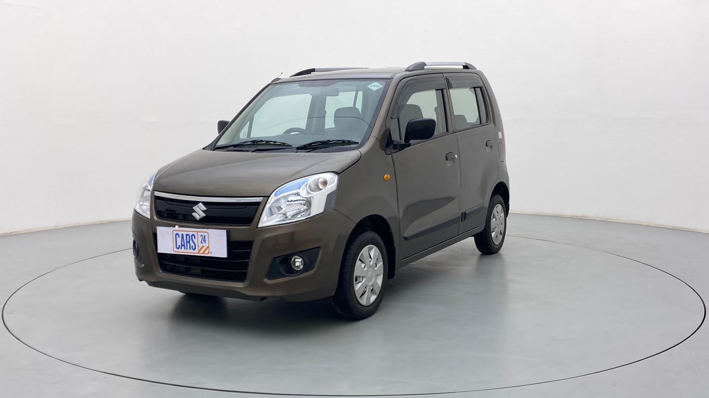 2018 Maruti Wagon R 1.0 LXI CNG, CNG, Manual, 50,257 km, Left Front Diagonal
