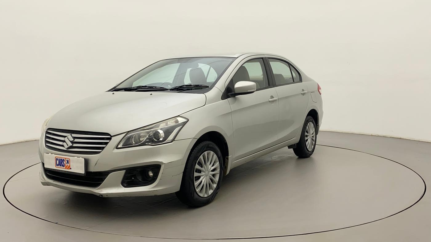 2017 Maruti Ciaz DELTA 1.4 MT PETROL, Petrol, Manual, 1,03,104 km, Left Front Diagonal