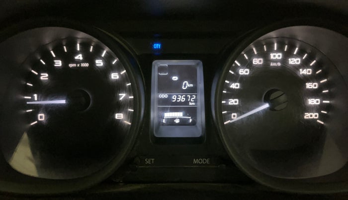 2017 Tata Tiago XT PETROL, CNG, Manual, 93,663 km, Odometer Image