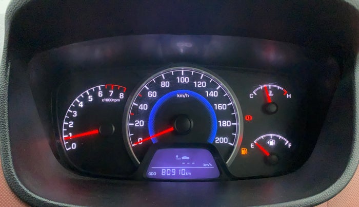 2016 Hyundai Grand i10 1.2 SPORTZ PRIME EDITION VTVT, Petrol, Manual, 80,892 km, Odometer Image