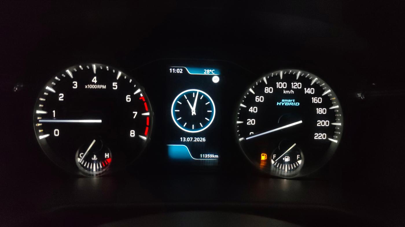 2024 Maruti BREZZA ZXI SMART HYBRID DUAL TONE, Petrol, Manual, 11,358 km, Odometer Image
