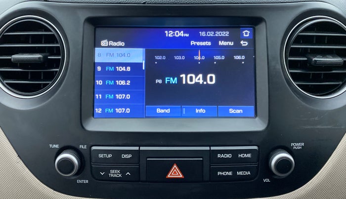 2017 Hyundai Grand i10 Sportz(O) 1.2 MT, Petrol, Manual, 41,492 km, Infotainment System