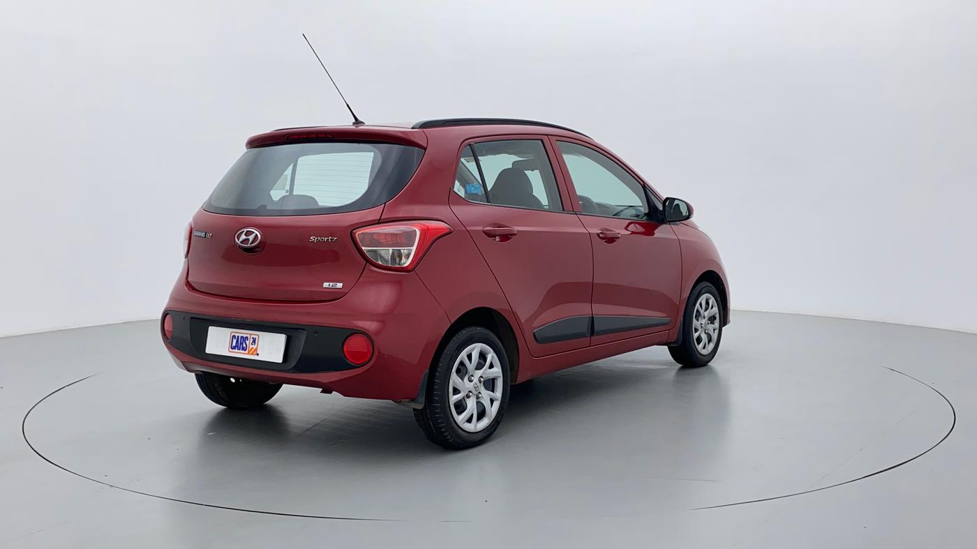 2017 Hyundai Grand i10 Sportz(O) 1.2 MT, Petrol, Manual, 41,492 km, Right Back Diagonal