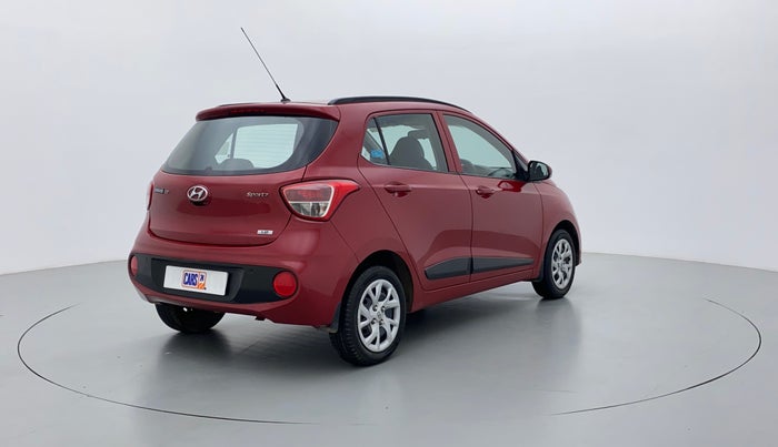 2017 Hyundai Grand i10 Sportz(O) 1.2 MT, Petrol, Manual, 41,492 km, Right Back Diagonal