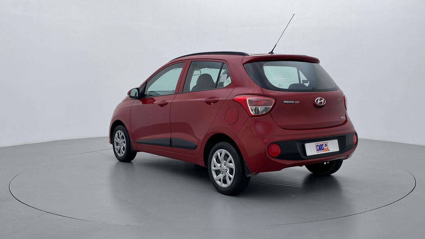 2017 Hyundai Grand i10 Sportz(O) 1.2 MT, Petrol, Manual, 41,492 km, Left Back Diagonal