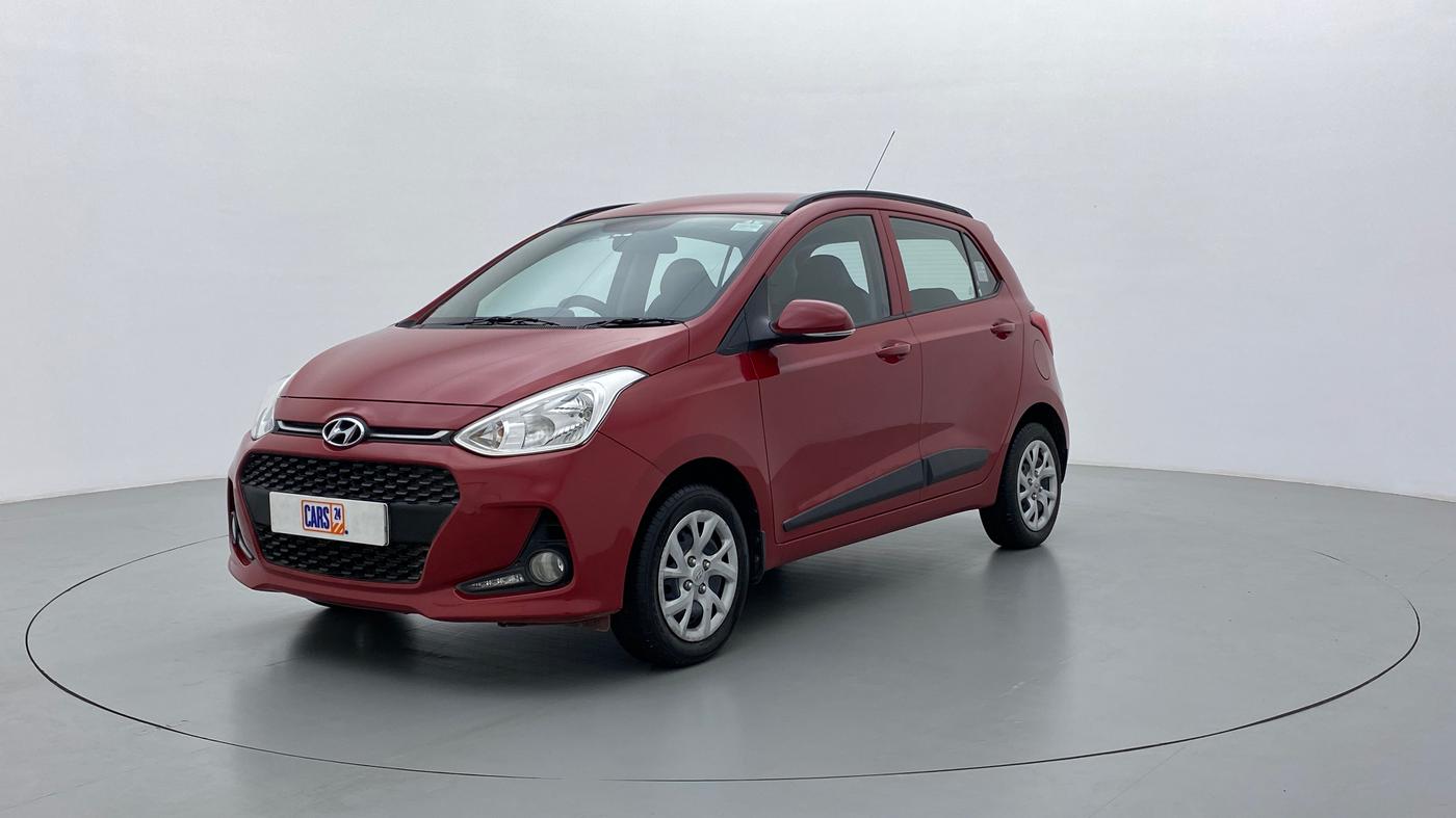 2017 Hyundai Grand i10 Sportz(O) 1.2 MT, Petrol, Manual, 41,492 km, Left Front Diagonal