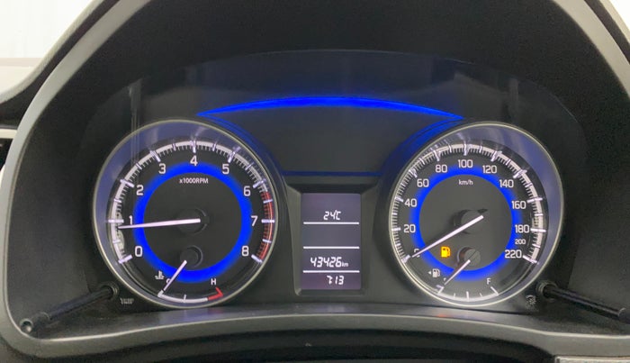 2016 Maruti Baleno DELTA PETROL 1.2, Petrol, Manual, 43,394 km, Odometer Image
