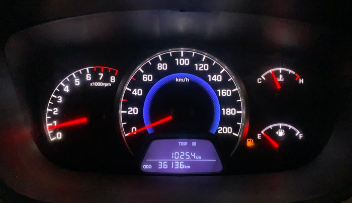 2016 Hyundai Grand i10 SPORTZ 1.2 KAPPA VTVT, Petrol, Manual, 36,091 km, Odometer Image