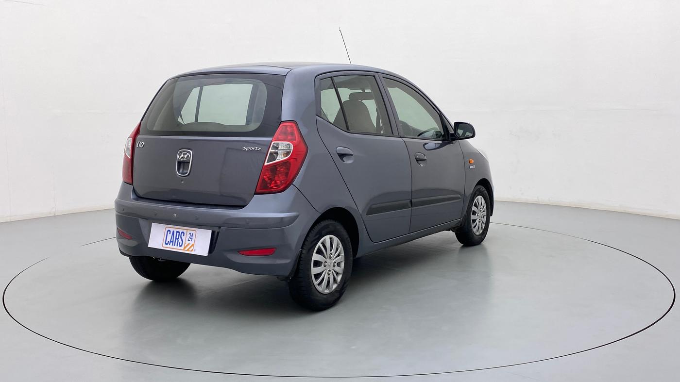 2016 Hyundai i10 SPORTZ 1.1, Petrol, Manual, 50,401 km, Right Back Diagonal