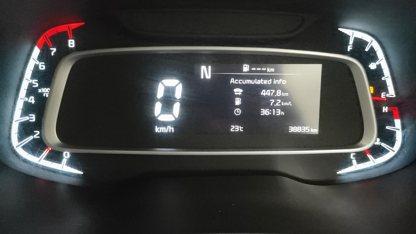2021 KIA SONET GTX PLUS 1.0 IMT, Petrol, Manual, 38,792 km, Odometer Image