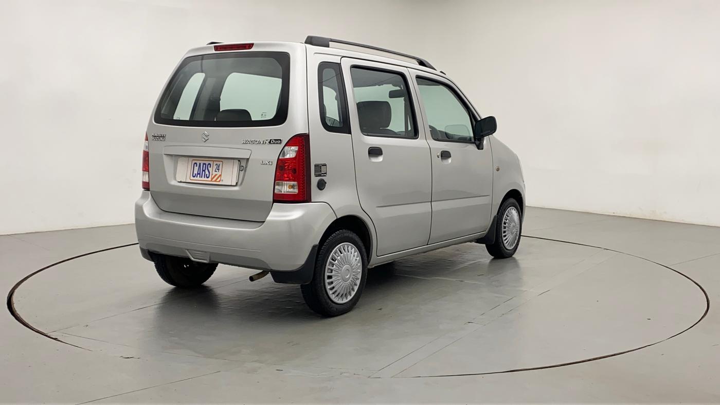 2010 Maruti Wagon R Duo LXI LPG, LPG, Manual, 64,015 km, Right Back Diagonal (45- Degree) View