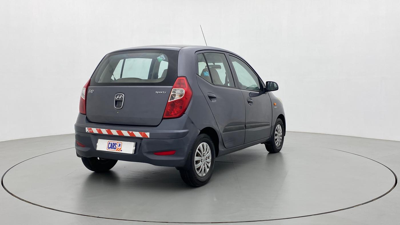 2015 Hyundai i10 SPORTZ 1.1, CNG, Manual, 76,174 km, Right Back Diagonal