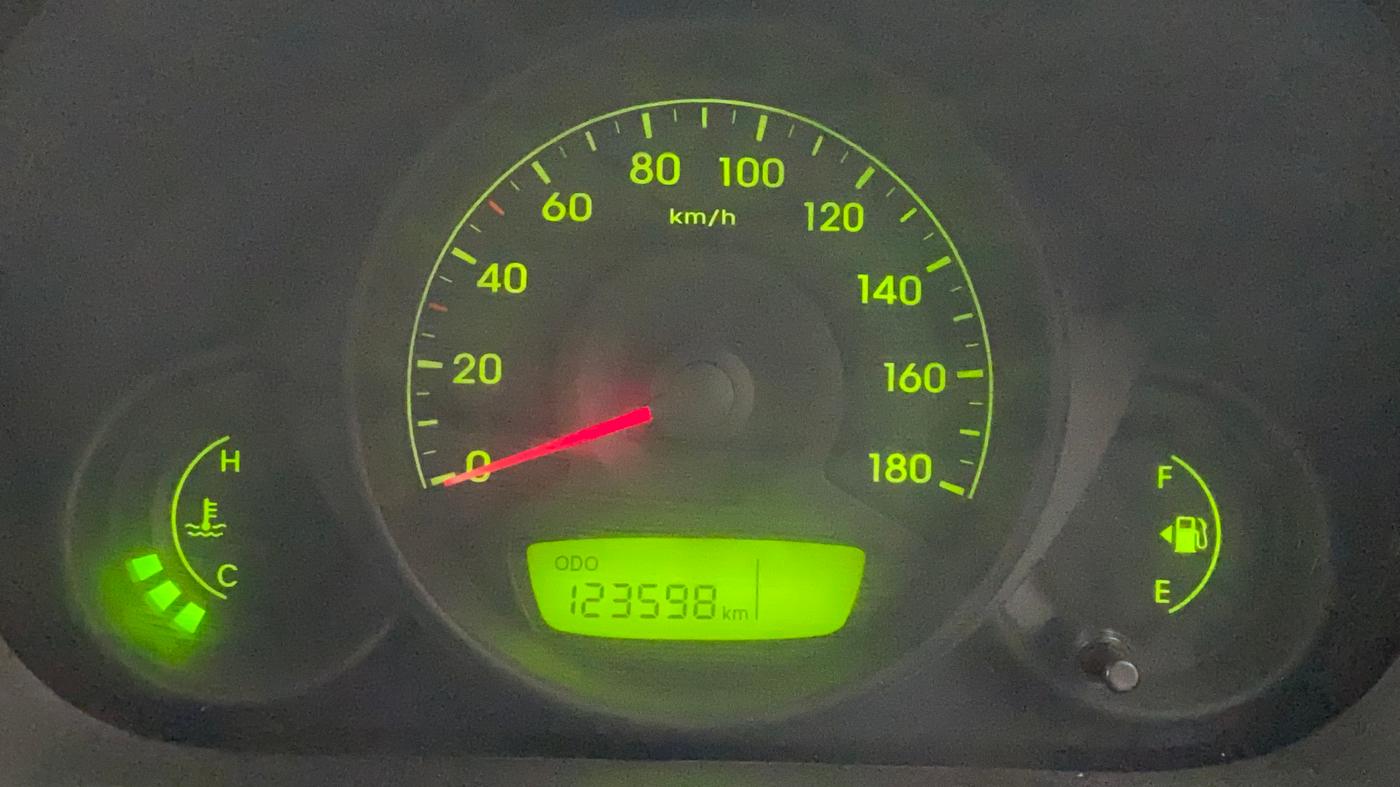 2012 Hyundai Eon D-LITE+, Petrol, Manual, 1,23,598 km, Odometer Image