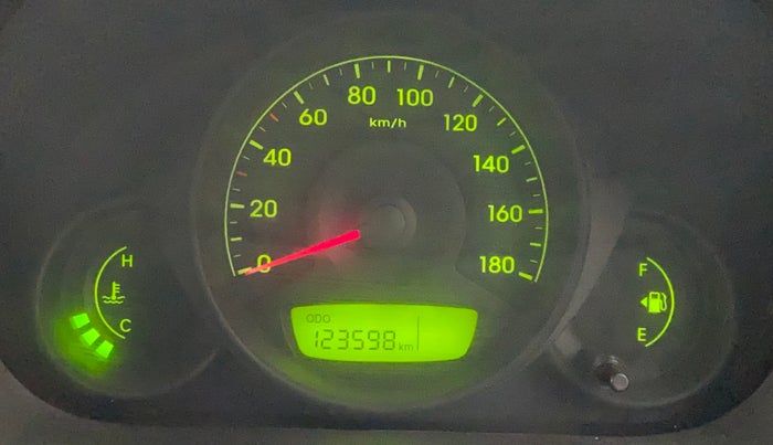 2012 Hyundai Eon D-LITE+, Petrol, Manual, 1,23,598 km, Odometer Image