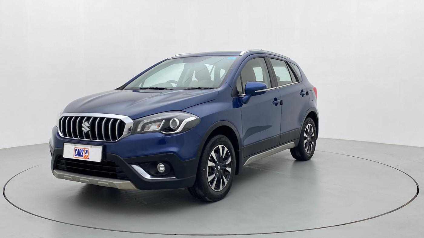 2020 Maruti S Cross ALPHA 1.5 SMART HYBRID, Petrol, Manual, 55,419 km, Left Front Diagonal
