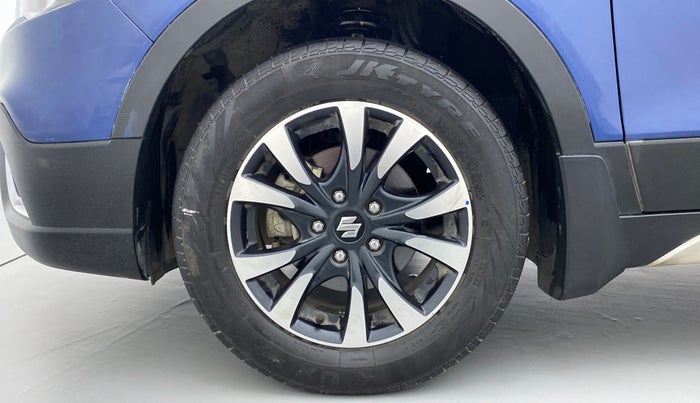 2020 Maruti S Cross ALPHA 1.5 SMART HYBRID, Petrol, Manual, 55,419 km, Left Front Wheel
