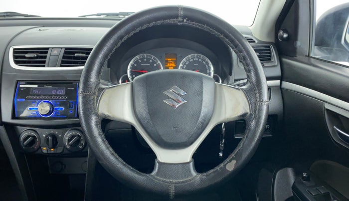 2014 Maruti Swift VXI D, Petrol, Manual, 91,116 km, Steering Wheel Close Up