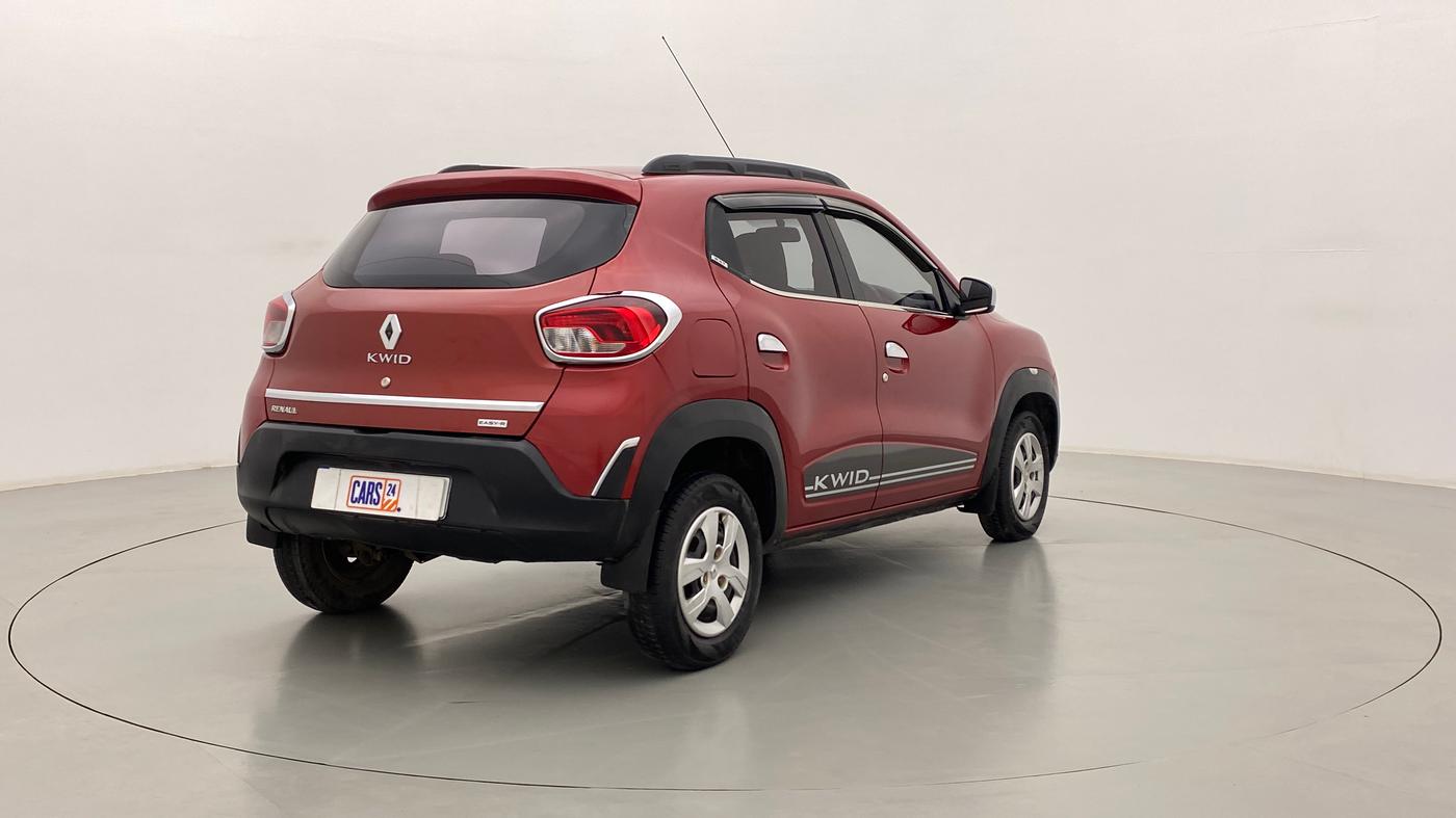 2018 Renault Kwid RXT 1.0 EASY-R AT OPTION, Petrol, Automatic, 59,635 km, Right Back Diagonal
