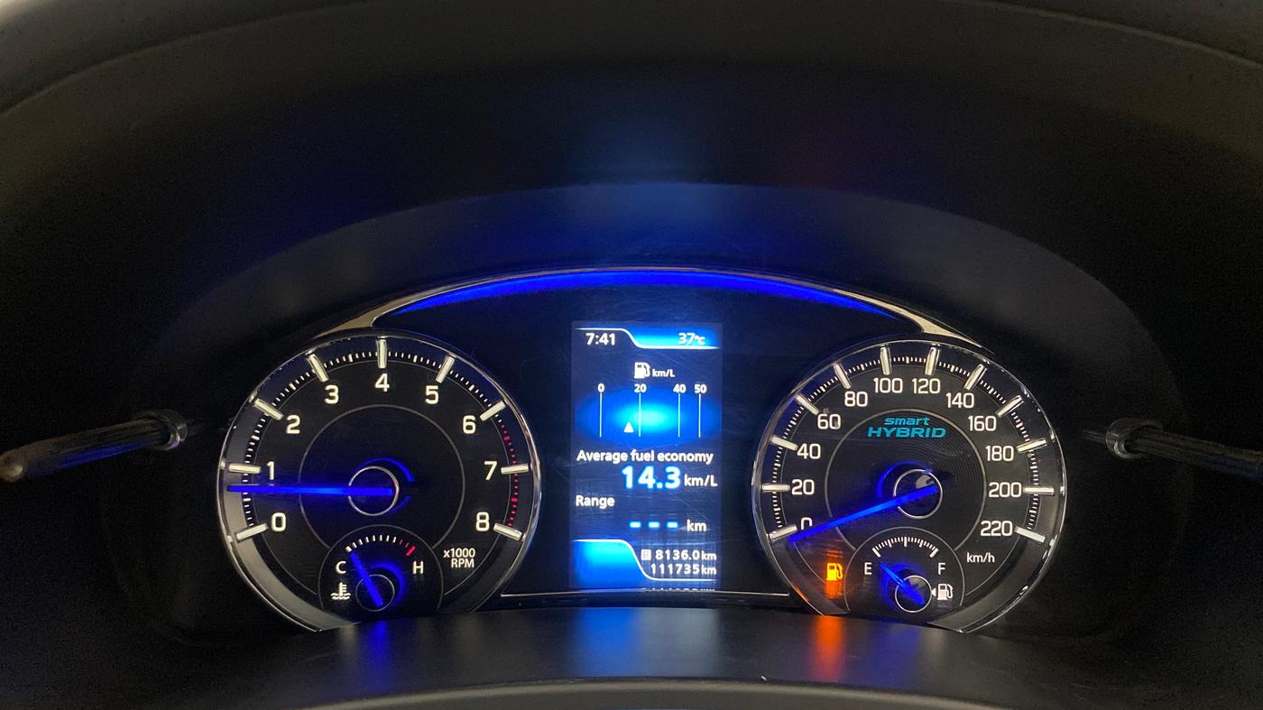 2020 Maruti Ciaz ALPHA 1.5 SHVS PETROL, Petrol, Manual, 1,11,734 km, Odometer Image