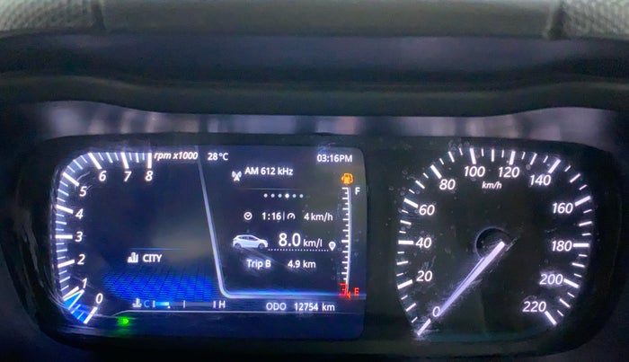 2021 Tata ALTROZ XZ PLUS I-TURBO PETROL, Petrol, Manual, 13,301 km, Odometer Image