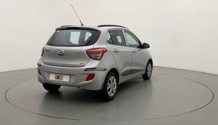 2015 Hyundai Grand i10 SPORTZ 1.2 KAPPA VTVT, Petrol, Manual, 15,448 km, Right Back Diagonal