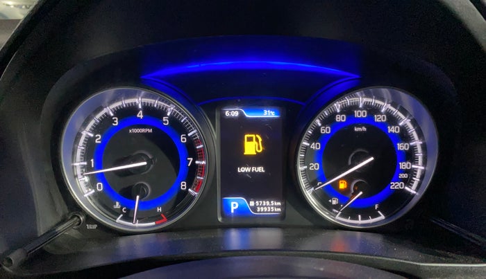 2021 Toyota Glanza G CVT, Petrol, Automatic, 39,919 km, Odometer Image