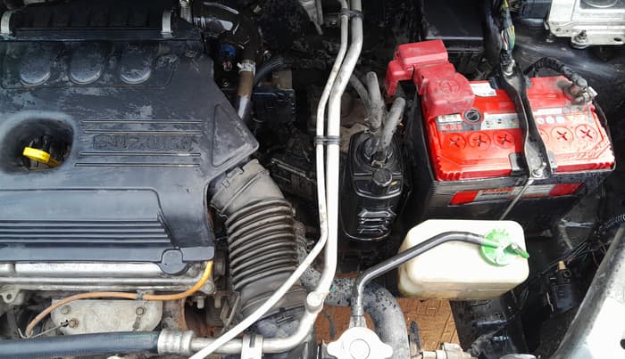 2016 Maruti Wagon R 1.0 VXI AMT, Petrol, Automatic, 48,882 km, Engine View - Left