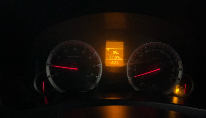 2016 Maruti Swift VXI, Petrol, Manual, 67,154 km, Odometer Image